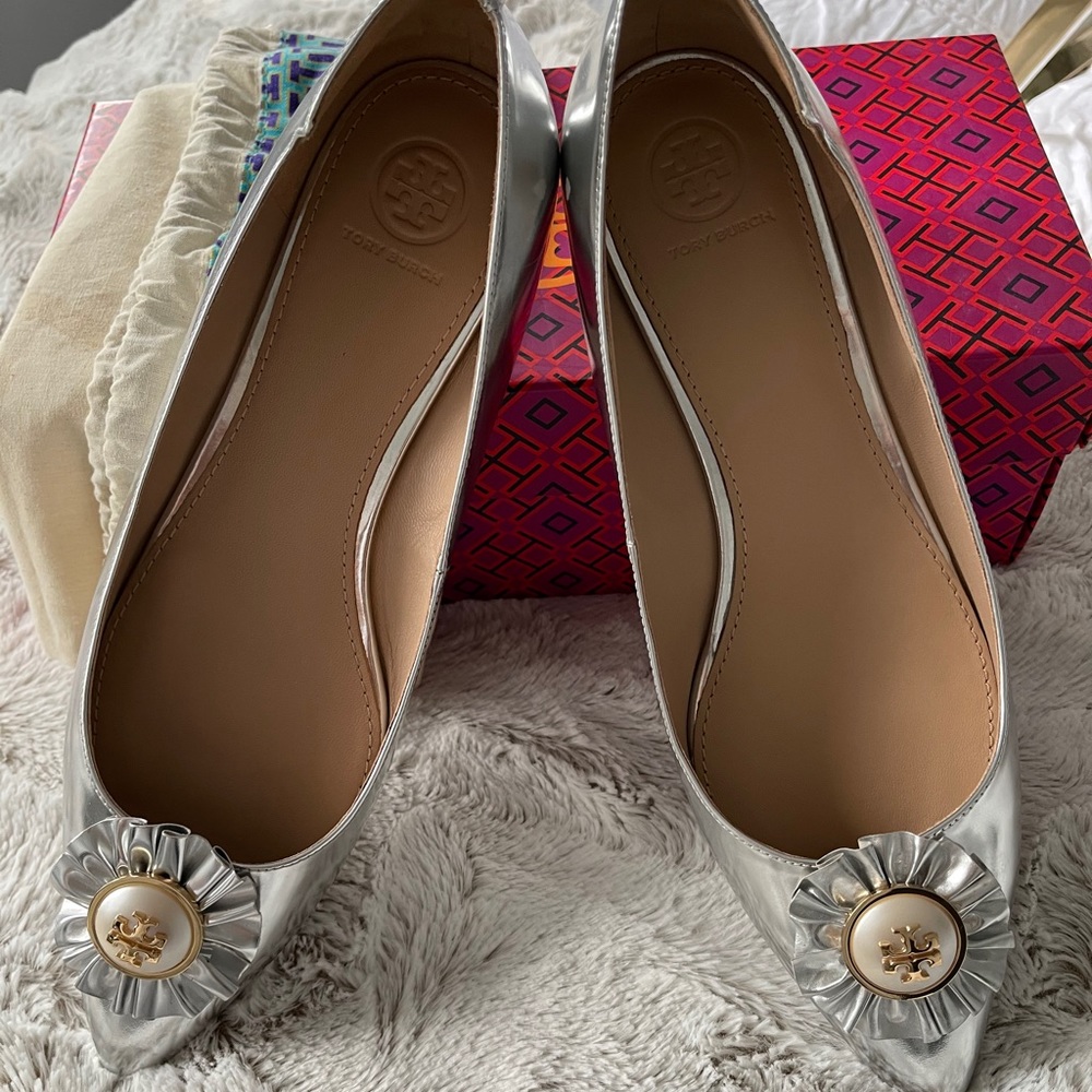Authentic Tory Burch Melody Ballet Flats